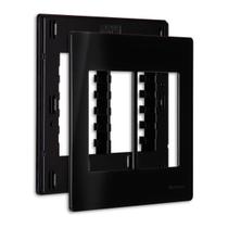 Placa 4x4 6 Postos com Suporte Preto Ebony Infiniti MarGirius