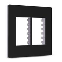 Placa 4x4 6 Postos + Suporte Grafite Infiniti Plus Margirius