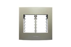 Placa 4X4 6MOD COM SUP INOVA PRO CLASS CHAMPAGNE - Alumbra