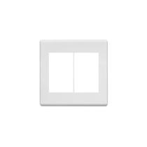 Placa 4x4 C/ Suporte Para 6 Módulos Stella Cor Branco Steck Placa 4x4 C/ Suporte Para 6 Módulos Stella Cor Branco Steck