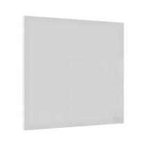 Placa 4x4 Cega Branca Com Suporte Recta Satin - Blux