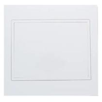 Placa 4x4 Cega com Suporte Branco - RVB-1300/44 - RAVENNA Placa 4x4 Cega com Suporte Branco - RVB-1300/44 - RAVENNA