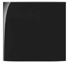 Placa 4x4 Cega Ebony Clean Preto Fosco - MarGirius Placa 4x4 Cega Ebony Clean Preto Fosco - MarGirius