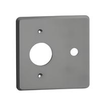 Placa 4x4 Cinza 1 Posto Redondo + Saída De Fio Pial Placa 4x4 Cinza 1 Posto Redondo + Saída De Fio Pial