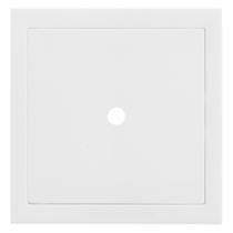 Placa 4x4 com 1 Furo e Suporte Cinza Fosco - EKC-30000/47 - DICOMPEL