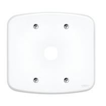 Placa 4X4 Com Furo 14mm Fame Blanc Placa 4X4 Com Furo 14mm Fame Blanc