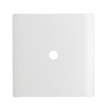Placa 4x4 com Furo + Suporte Branco da Linha Novara - 1100/45 - DICOMPEL Placa 4x4 com Furo + Suporte Branco da Linha Novara - 1100/45 - DICOMPEL