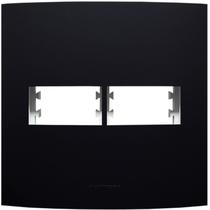 Placa 4X4 com Suporte Para 2 Módulos Inova Pro Class Alumbra Placa 4X4 com Suporte Para 2 Módulos Inova Pro Class Alumbra