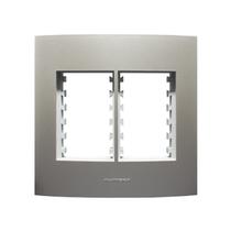 Placa 4X4 com Suporte Para 6 Módulos Inova Pro Class Alumbra