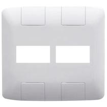 Placa 4x4 P/ 2 Postos Branco Aria - Tramontina