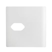 Placa 4x4 para 1 Tomada Universal 2P+T + Suporte Branco da Linha Novara - 1100/130 - DICOMPEL Placa 4x4 para 1 Tomada Universal 2P+T + Suporte Branco da Linha Novara - 1100/130 - DICOMPEL