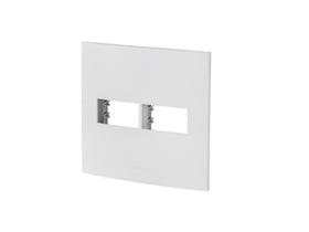 Placa 4x4 Para 2 Postos Branco Alumbra Inova Pro