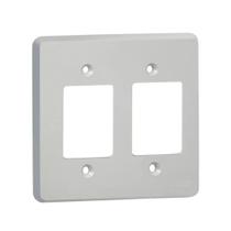 Placa 4X4 para 3 + 3 interruptores - PIAL 8533