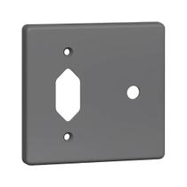 Placa 4x4 Posto Tomada + Saída De Fio Legrand 54395