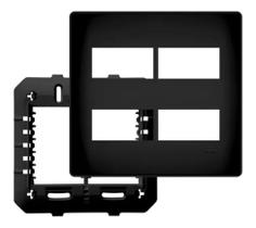 Placa 4x4 Preta 04 Módulos Dis. Com Suporte SHP - Fame