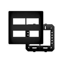 Placa 4x4 Preta 04 Módulos Dis. Com Suporte SHP - Fame Placa 4x4 Preta 04 Módulos Dis. Com Suporte SHP - Fame