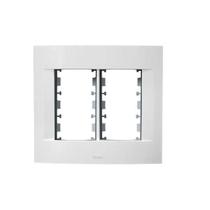 Placa 6 Módulos 4x4 com Suporte Branco Placa 6 Módulos 4x4 com Suporte Branco