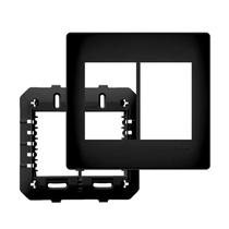 Placa 6 Postos 4x4 Habitat Black Com Suporte Fame