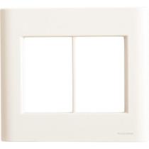 Placa 6 Postos 4x4 Tramontina Giz Branca Soft Touch Suporte Tramontina