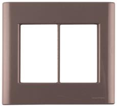 Placa 6 Postos 4x4 Tramontina Giz Café