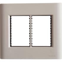 Placa 6 Postos 4x4 Tramontina Giz Fendi Suporte