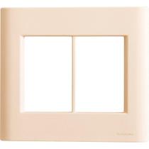 Placa 6 Postos 4x4 Tramontina Giz Nude Soft Touch Sem Suporte Tramontina