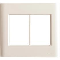 Placa 6 Postos 4x4 Tramontina Giz Pérola sem Suporte