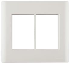 Placa 6 Postos 4x4 Tramontina Giz Pérola