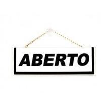 Placa Aberto/Fechado - 210mm x 70mm Placa Aberto/Fechado - 210mm x 70mm