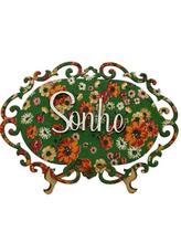 Placa Aconchego Sonhe verde