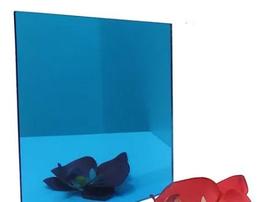 Placa Acrilico Espelhado Azul 50X50 cm 2 mm De Espessura - MEVI STORE