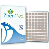 Placa Acupuntura ZhenMed Cristal Micropore Quadrado - 70 unidades