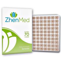Placa Acupuntura ZhenMed Semente Micropore Quadrado - 70 unidades Placa Acupuntura ZhenMed Semente Micropore Quadrado - 70 unidades