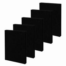 Placa Acústica Lã De Pet 1,20x60x05cm - KIT 5 PEÇAS - 7kg/m³ Placa Acústica Lã De Pet 1,20x60x05cm - KIT 5 PEÇAS - 7kg/m³