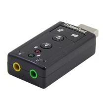 Placa Adaptador De Som Usb X P2 Fone e Microfone Sound Card Placa Adaptador De Som Usb X P2 Fone e Microfone Sound Card