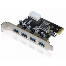 Placa Adaptador PCI-e Com 4 Portas USB 3.0 Externa