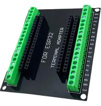 Placa Adaptador Shield Esp32 Expansão Com Terminal Borne 38 Pinos Gpio