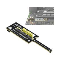 Placa Adaptadora Flat PCIe 5.0 NVMe Série Dragonfly M.2 M-Key SSD X1/X4 Sem Obstrução Para GPU