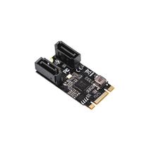 Placa adaptadora I/O CREST M.2 22x42 para SATA III 2 portas Placa adaptadora I/O CREST M.2 22x42 para SATA III 2 portas