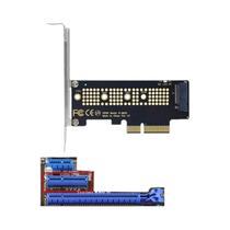 Placa Adaptadora M.2 NVMe PCIe 4.0 (64Gbps) para Desktop - Suporte a SSD M-Key