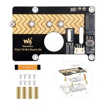 Placa adaptadora PCIe para M.2 para Raspberry Pi 5 com suporte NVMe