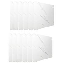 Placa Adesiva 3D Marmore Kit 10 uni Autocolante Papel de Parede Ambiente Cozinha Banheiro Casa Reforma Obra Reparo