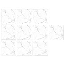 Placa Adesiva 3D Marmore Kit 10 uni Autocolante Papel de Parede Obra Reforma Casa Banheiro Cozinha Ambiente Moderno