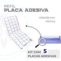 Placa Adesiva 400x135 mm para Armadilha Luminosa Kit 5 Unidades Placa Adesiva 400x135 mm para Armadilha Luminosa Kit 5 Unidades