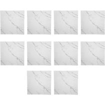 Placa Adesiva Autocolante Marmore Falso 10 Uni Papel De Parede Casa Escritorio Obra Reforma Sala Cozinha Banheiro