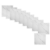 Placa Adesiva Autocolante Marmore Falso Kit 10 Uni Papel Parede Decoraçao Sala Estar Quarto Cozinha Banheiro Reforma