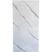 Placa adesiva de papel para parede mármore branco 60x30cm c/1 peça 0120 Top Mix