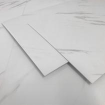 Placa Adesiva Flexível p/ Parede Mármore Branco Jazz 30x60cm