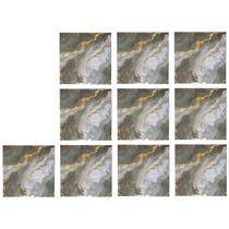 Placa Adesiva Marmore 3D kit 10 uni Obra Reforma Casa Cozinha Quarto Sala Banheiro Papel de Parede Ambiente