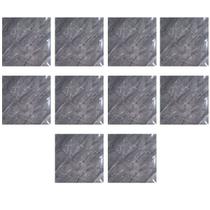 Placa Adesiva Marmore 3D Kit 10 uni Obra Reforma Casa Quarto Sala Cozinha Papel de Parede Autocolante Ambiente Moderno